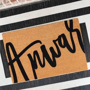 Personalized Last Name Doormats!